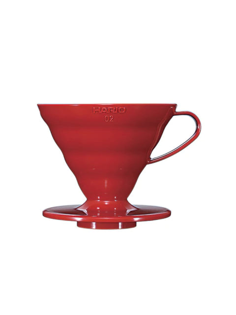 Hario V60-02 Plastic Dripper red